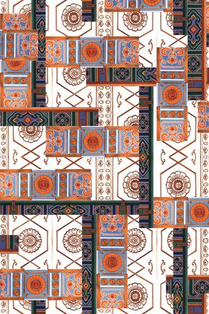 波西米亚印花华亿平台图片