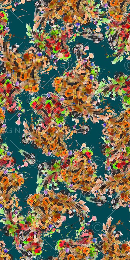 抽象印花华亿平台图片