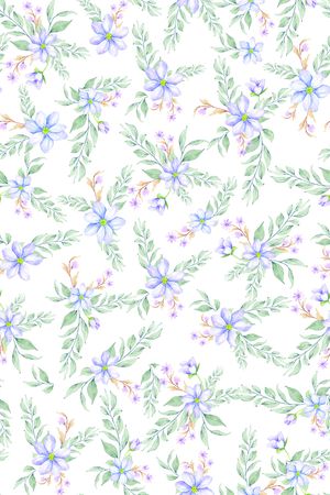 小碎花印花华亿平台图片