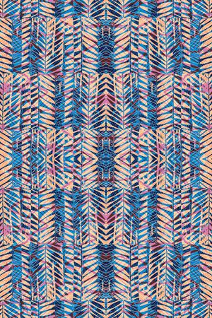 棕榈树印花华亿平台图片