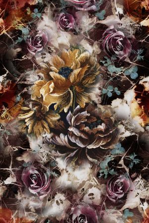 抽象印花华亿平台图片