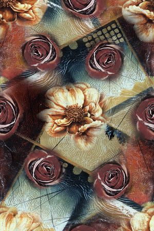 抽象印花华亿平台图片