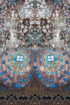 抽象印花华亿平台图片