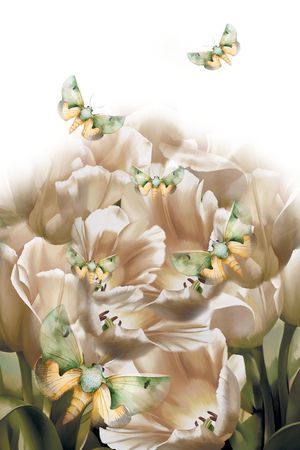 抽象印花华亿平台图片