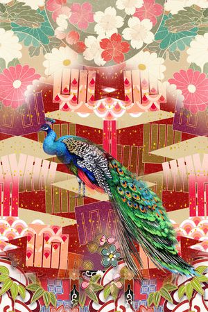 波西米亚印花华亿平台图片