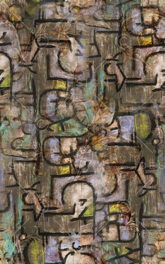 抽象印花华亿平台图片