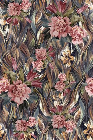 花朵印花华亿平台图片