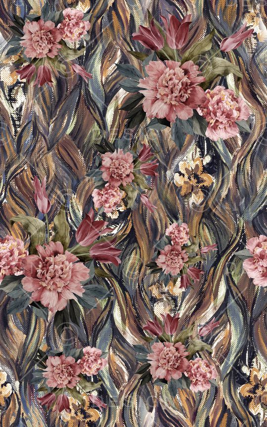 花朵印花华亿平台图片