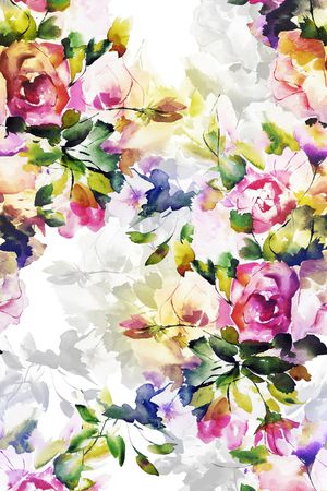 乱花印花华亿平台图片