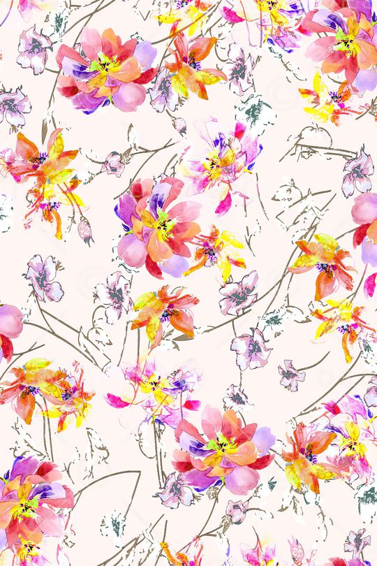 水彩印花华亿平台图片