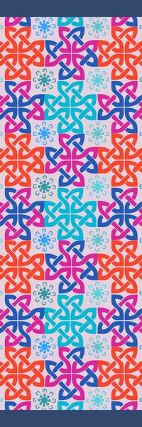 丝巾围巾秀场印花华亿平台图片