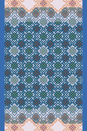 丝巾围巾秀场印花华亿平台图片