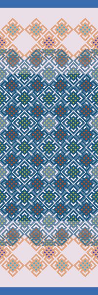 丝巾围巾秀场印花华亿平台图片