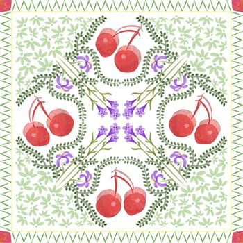 樱桃印花华亿平台图片