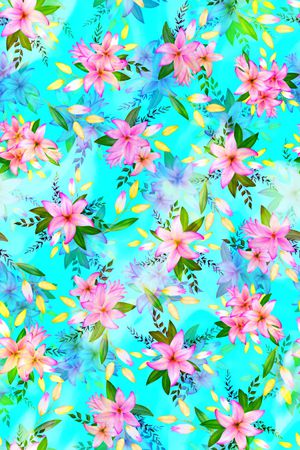 浪漫印花华亿平台图片