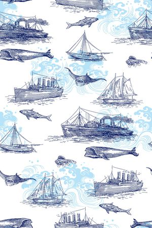 航海风印花华亿平台图片