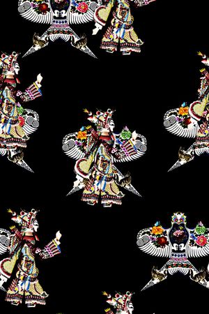 复古印花华亿平台图片