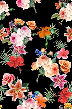 手绘印花华亿平台图片