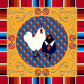 895664-方巾1（配色B）