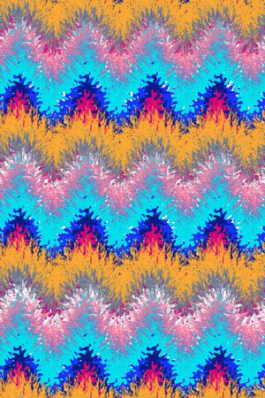 波浪纹印花华亿平台图片