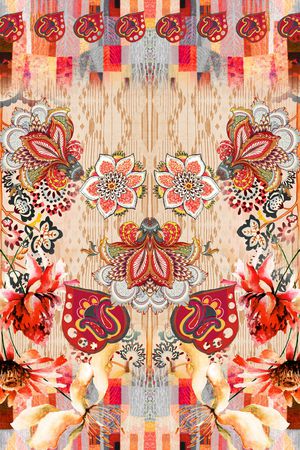 欧式印花华亿平台图片