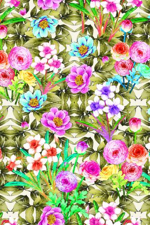 牡丹印花华亿平台图片