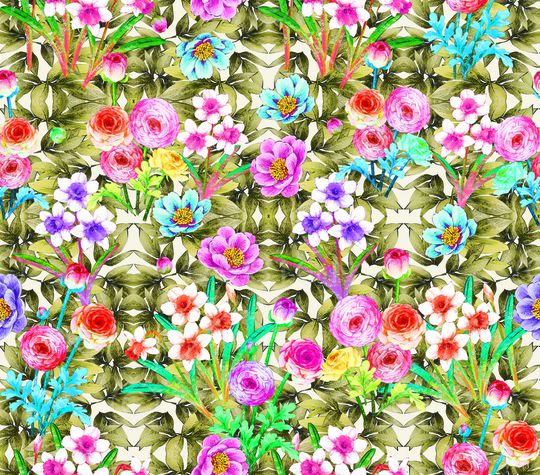 牡丹印花华亿平台图片