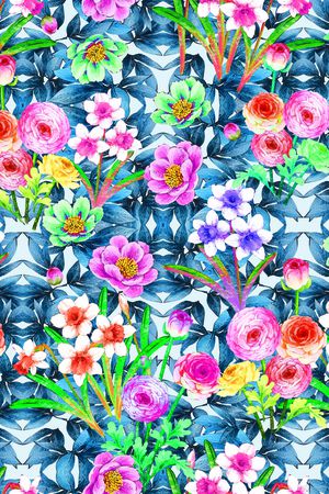 牡丹印花华亿平台图片