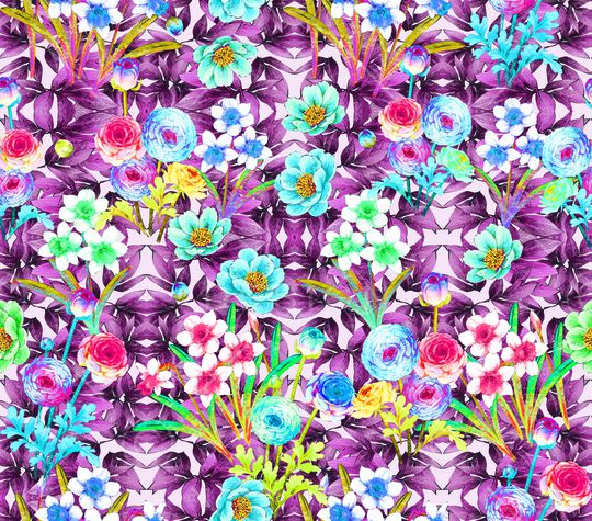 牡丹印花华亿平台图片