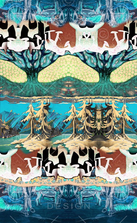 欧式印花华亿平台图片