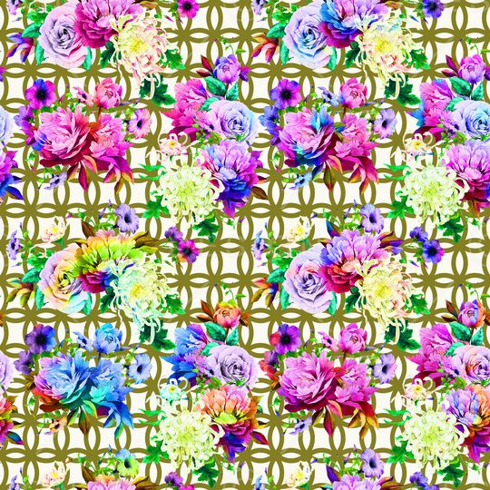 牡丹印花华亿平台图片