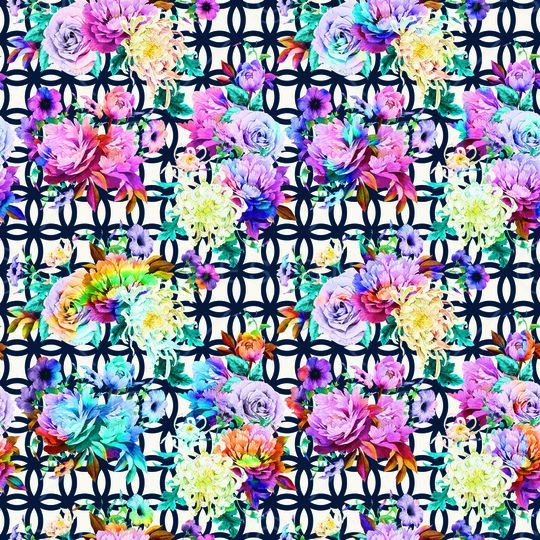 牡丹印花华亿平台图片