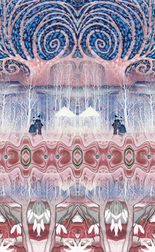 欧式印花华亿平台图片