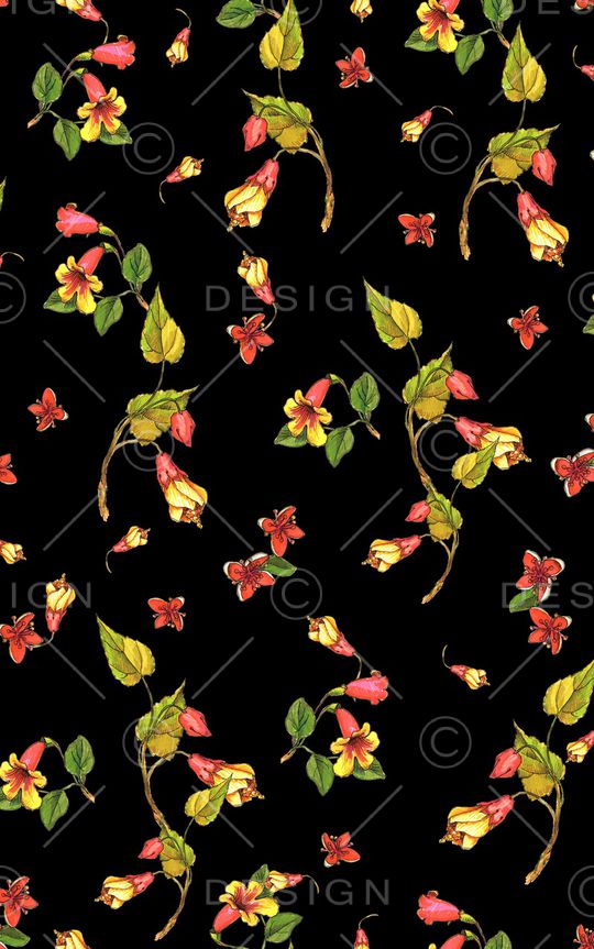 花朵印花华亿平台图片