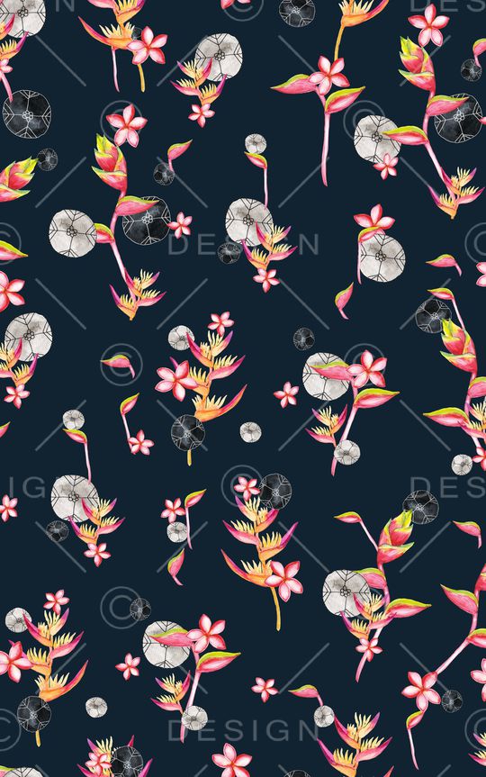 花朵印花华亿平台图片