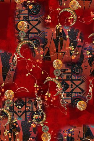 民族风印花华亿平台图片