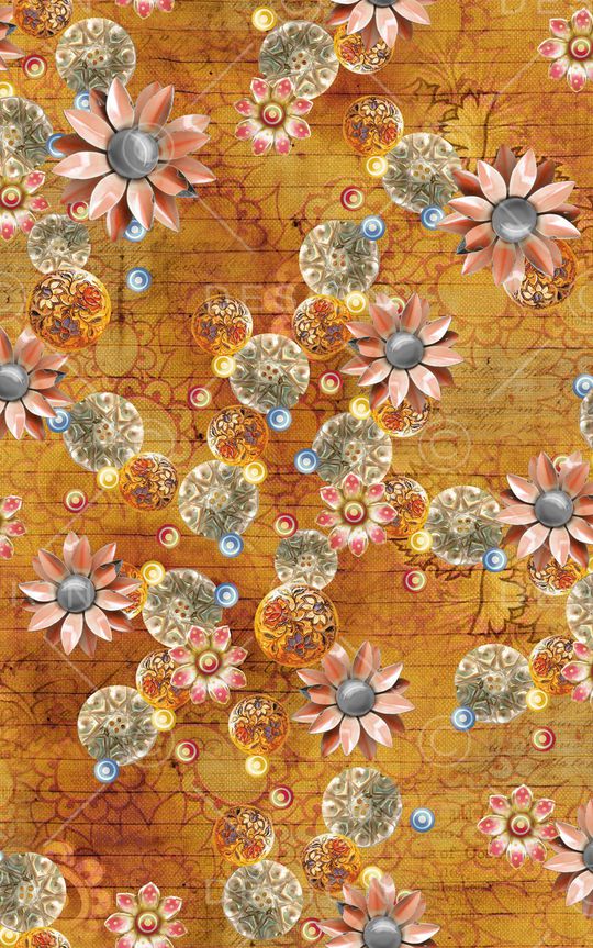 中国风印花华亿平台图片