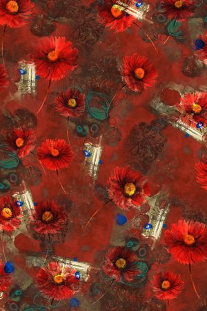 花朵印花华亿平台图片