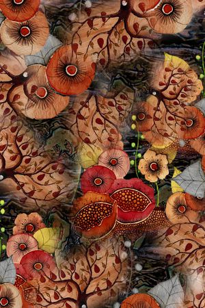 花朵印花华亿平台图片