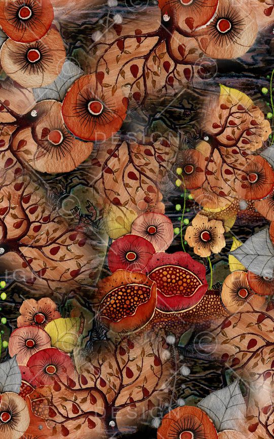 花朵印花华亿平台图片