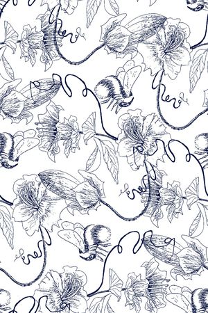 抽象花卉印花华亿平台图片