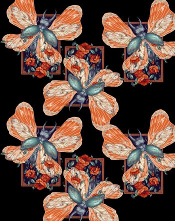 传统华亿平台印花华亿平台图片