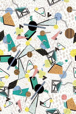 几何印花华亿平台图片