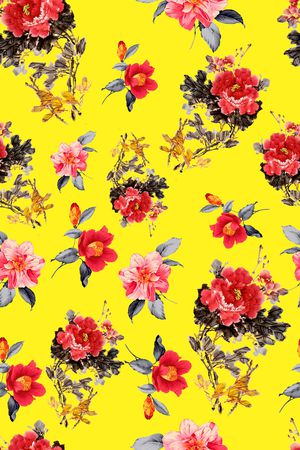 植物印花华亿平台图片