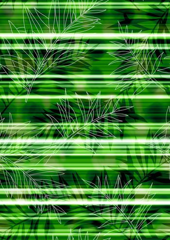 896600-男装树叶条纹 color 4