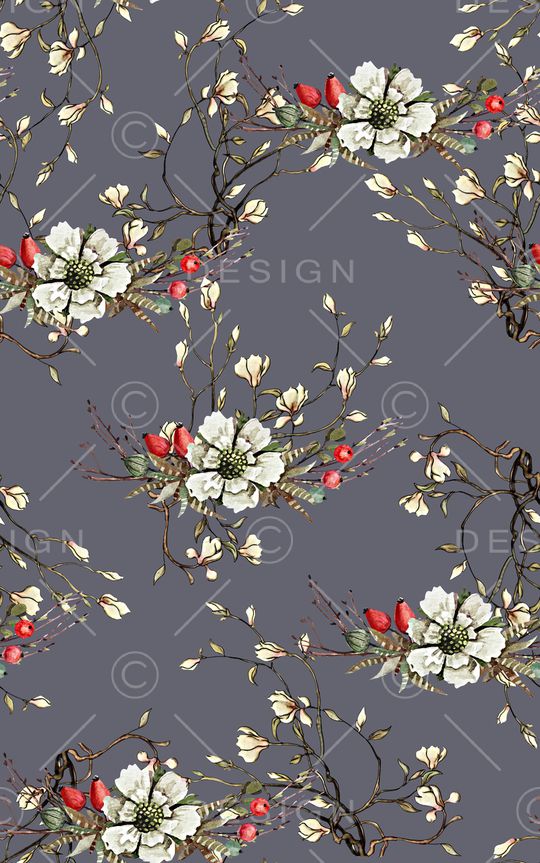 连衣裙印花华亿平台图片