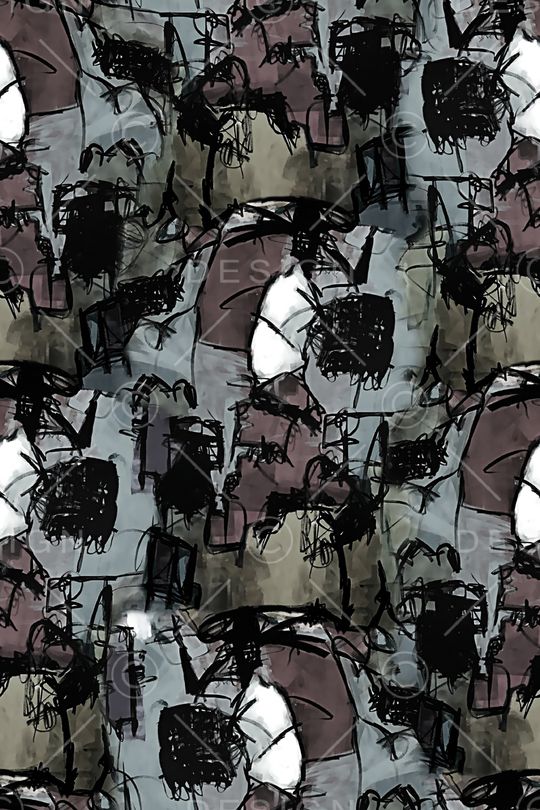 复古印花华亿平台图片