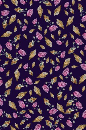 贝壳印花华亿平台图片