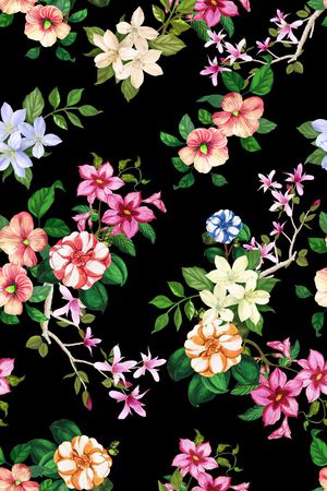 植物印花华亿平台图片