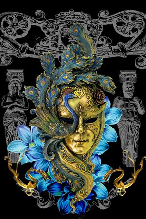 几何印花华亿平台图片